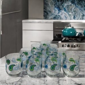 Libbey Crisa stemless wine glasses set of 10